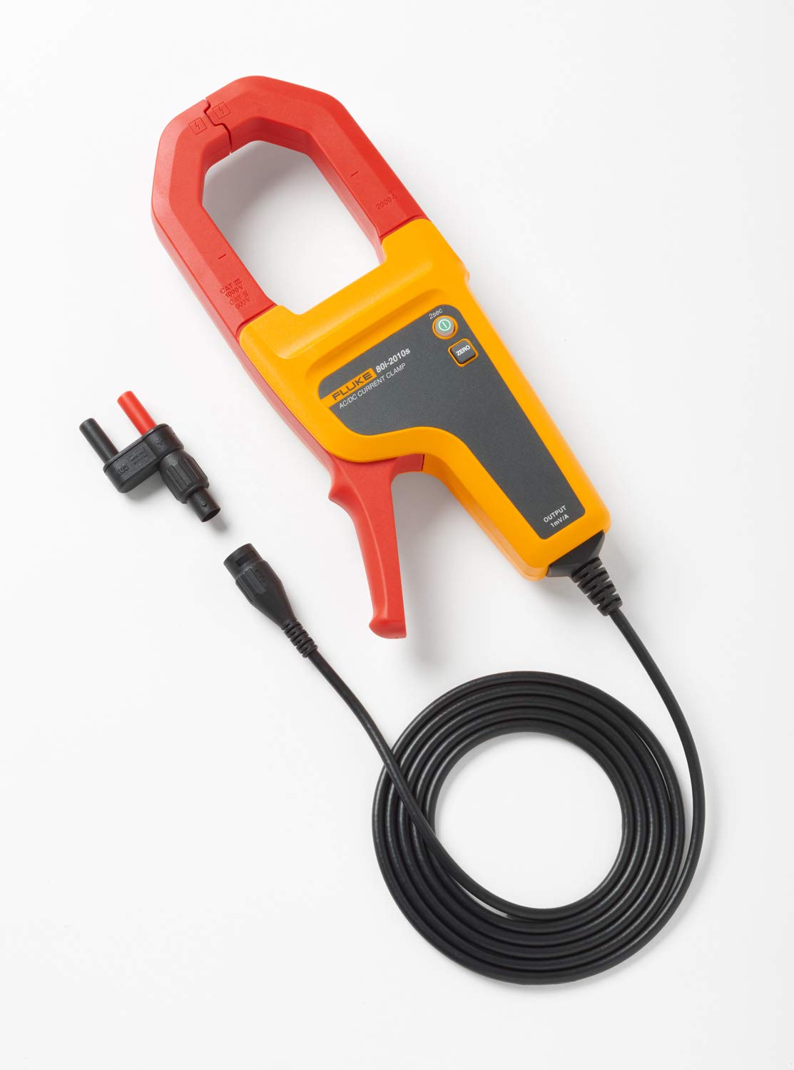 Fluke 80i-2010s 2000A AC/DC Current Clamp Meter - Professional Electrical Testing Tool for HVAC, Automotive & Industrial Applications