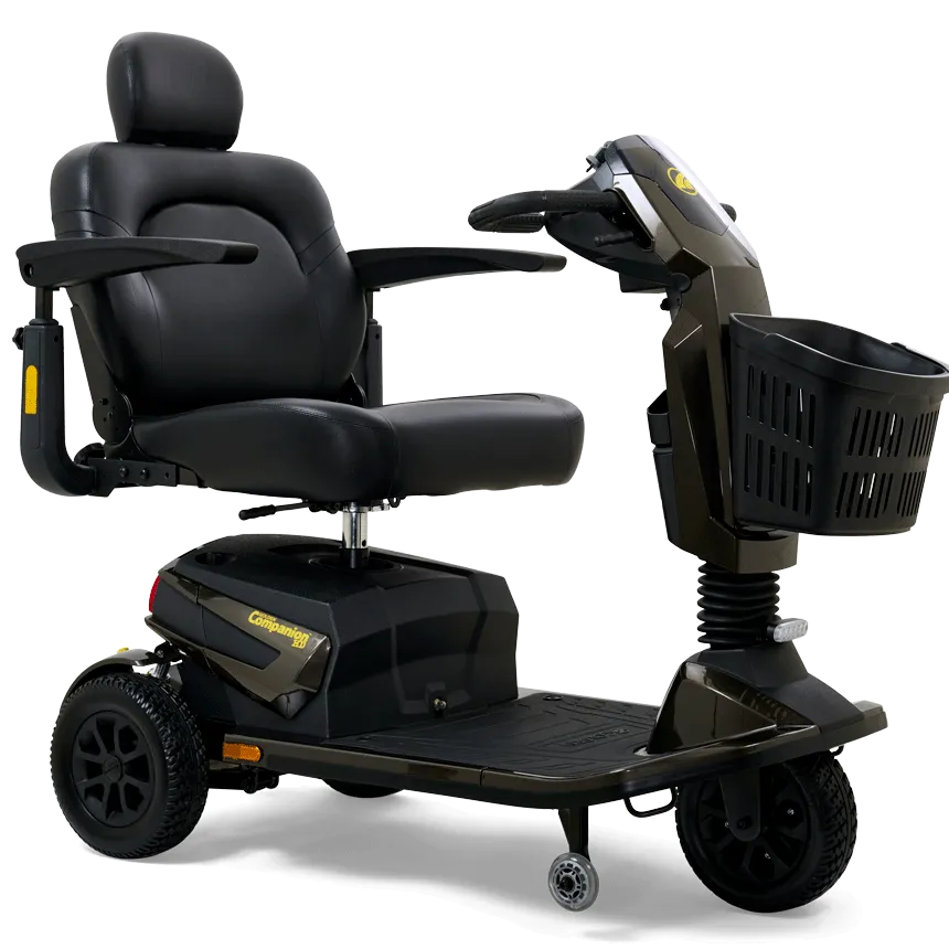 Companion HD 3 Wheel Mobility Scooter for Adults - Lightweight Foldable Electric Scooter with Comfortable Seat - Perfect for Shopping, Travel & Outdoor Activities