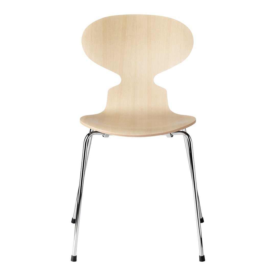 Ant Chair 3101 - Clear Lacquered Stackable Dining Chair | Modern & Lightweight Design for Home, Office, Restaurant & Outdoor Use