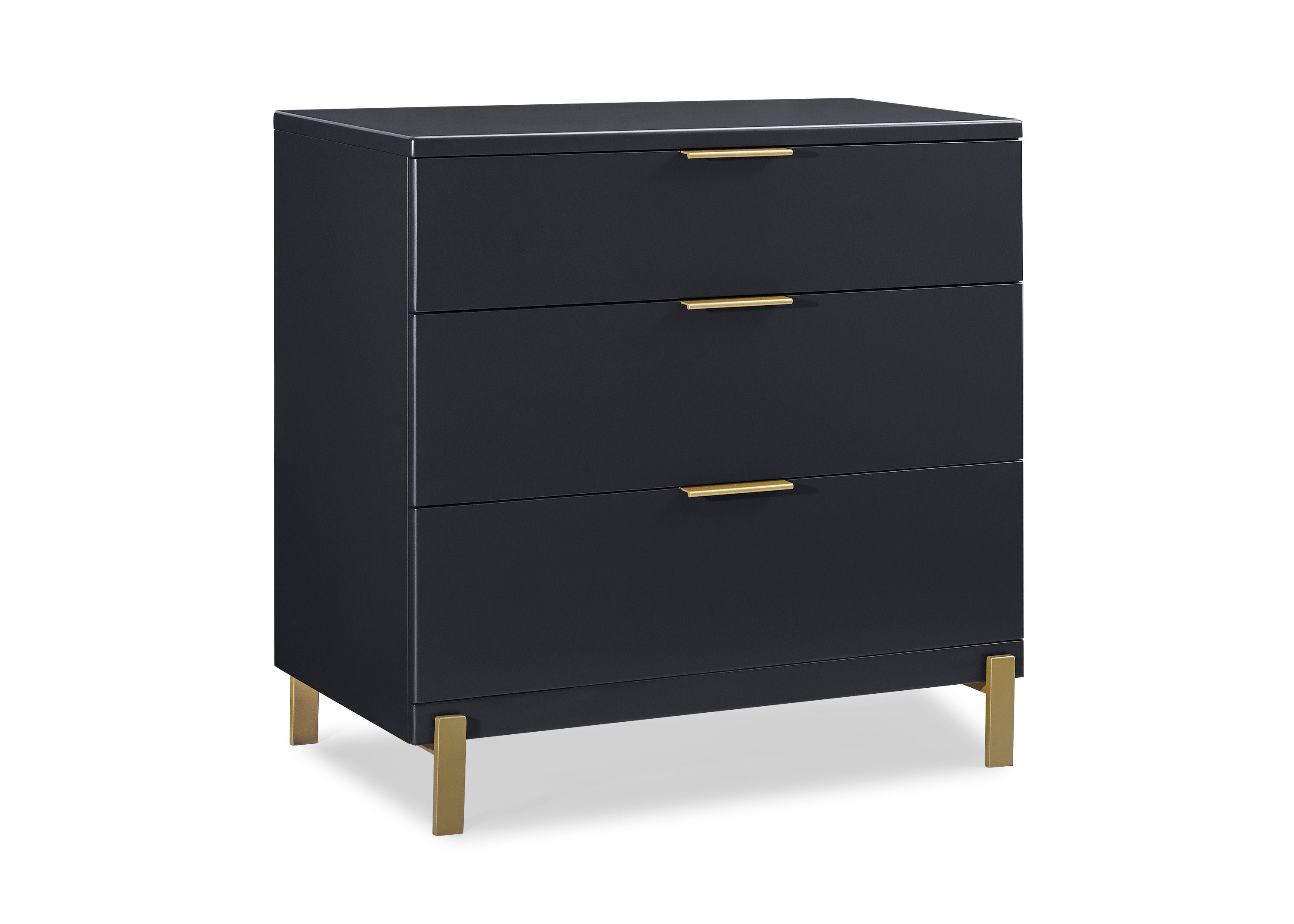 Hendrix 3-Drawer Dresser - Modern Bedroom Storage Cabinet with Smooth Gliding Drawers | Perfect for Bedroom, Nursery, or Dorm Organization