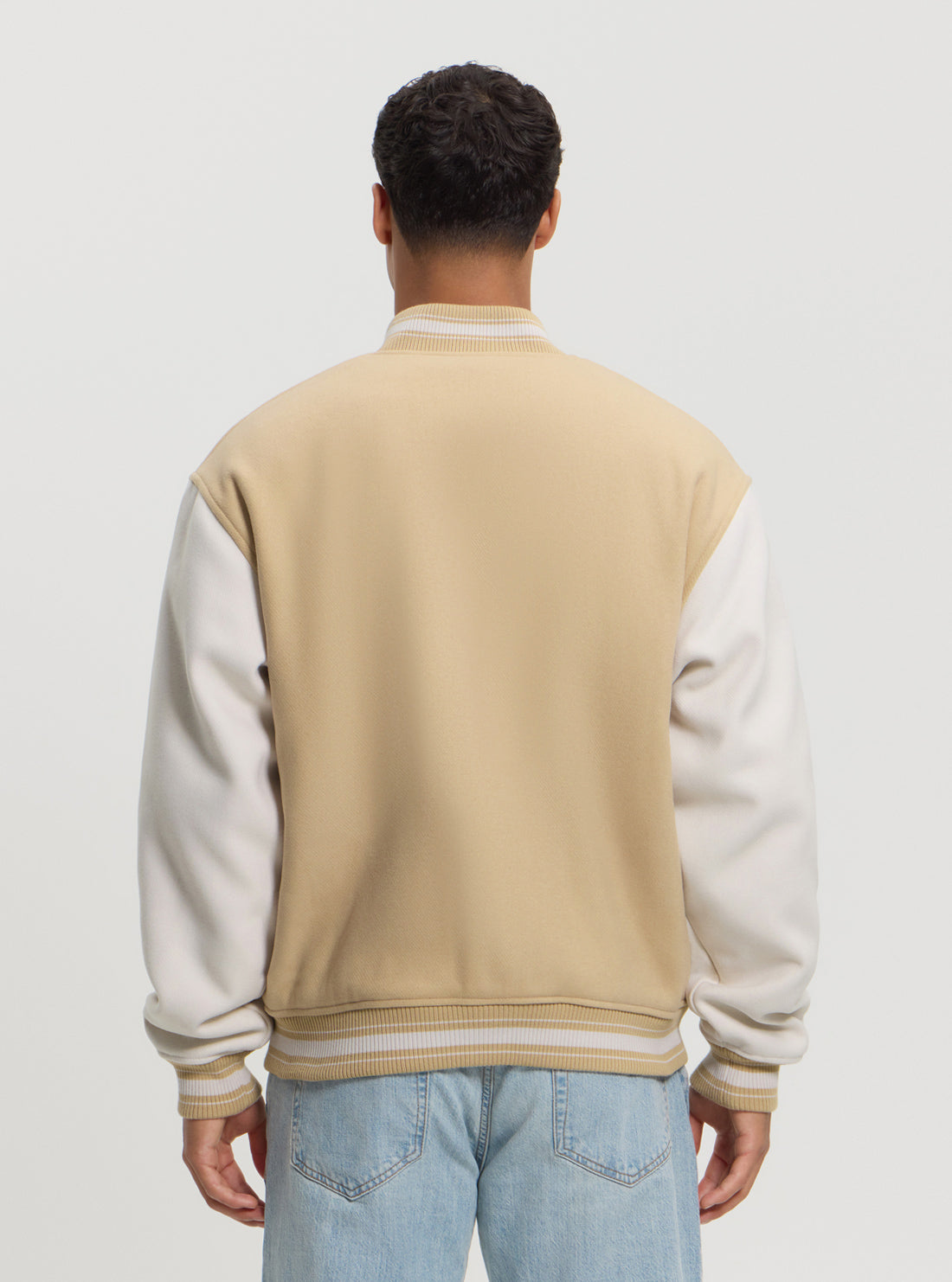 GUESS Women's Beige Bomber Jacket - Lightweight Casual Outerwear for Spring & Fall | Perfect for Streetwear, Travel & Everyday Fashion