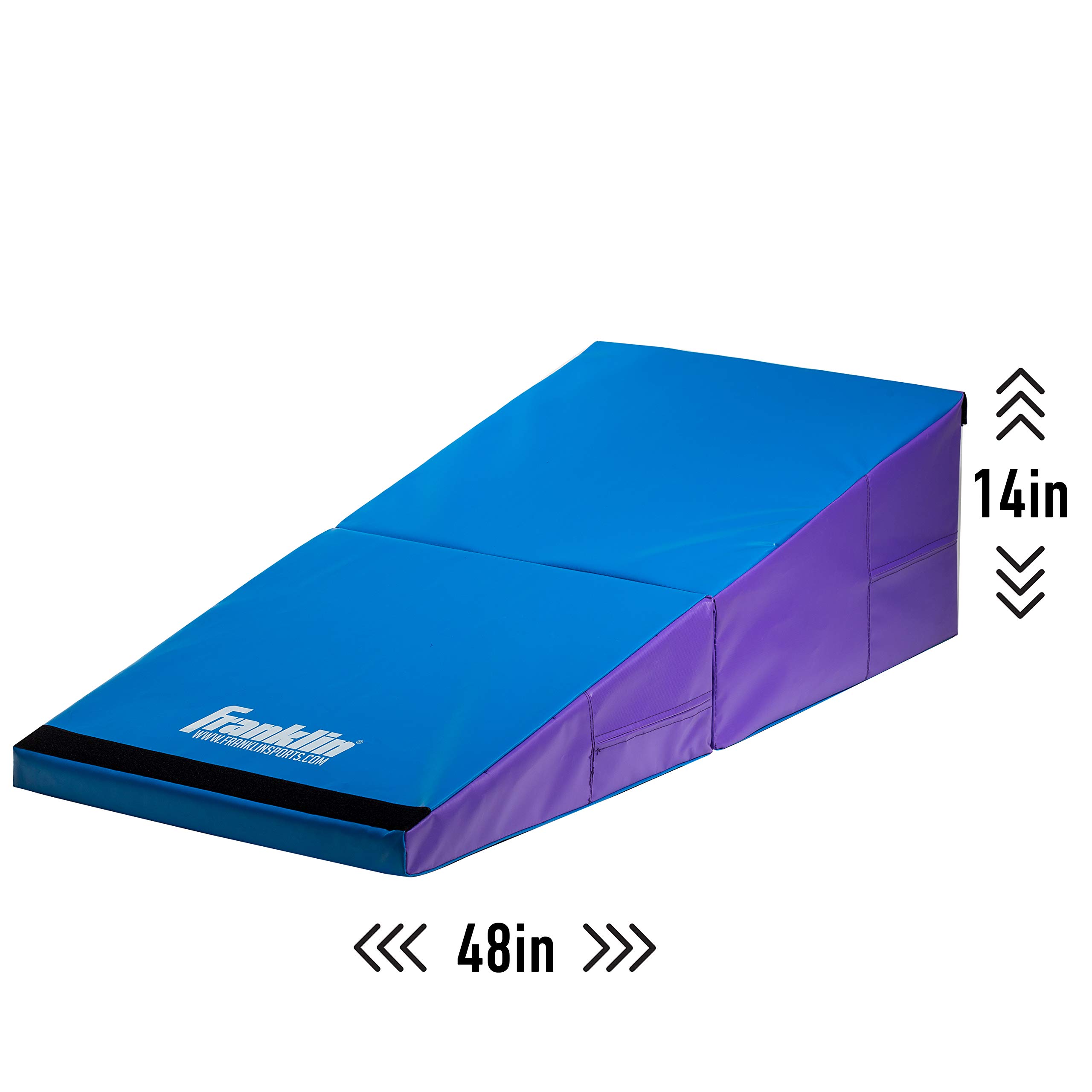Franklin Sports Folding Gymnastics Cheese Mat - Professional Grade Gym Equipment for Tumbling, Bar & Beam Training - Exercise Mat for Home & Institutional Use - Perfect for Gymnastics, Yoga & Fitness Workouts