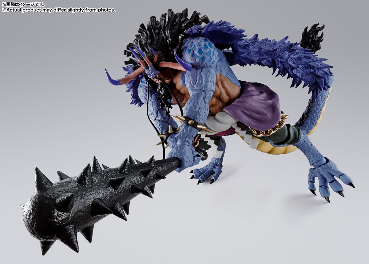 Bandai Spirits One Piece S.H. Figuarts Kaido Beast King Figure (25cm) - Anime Collectible for Display & Action Scenes
