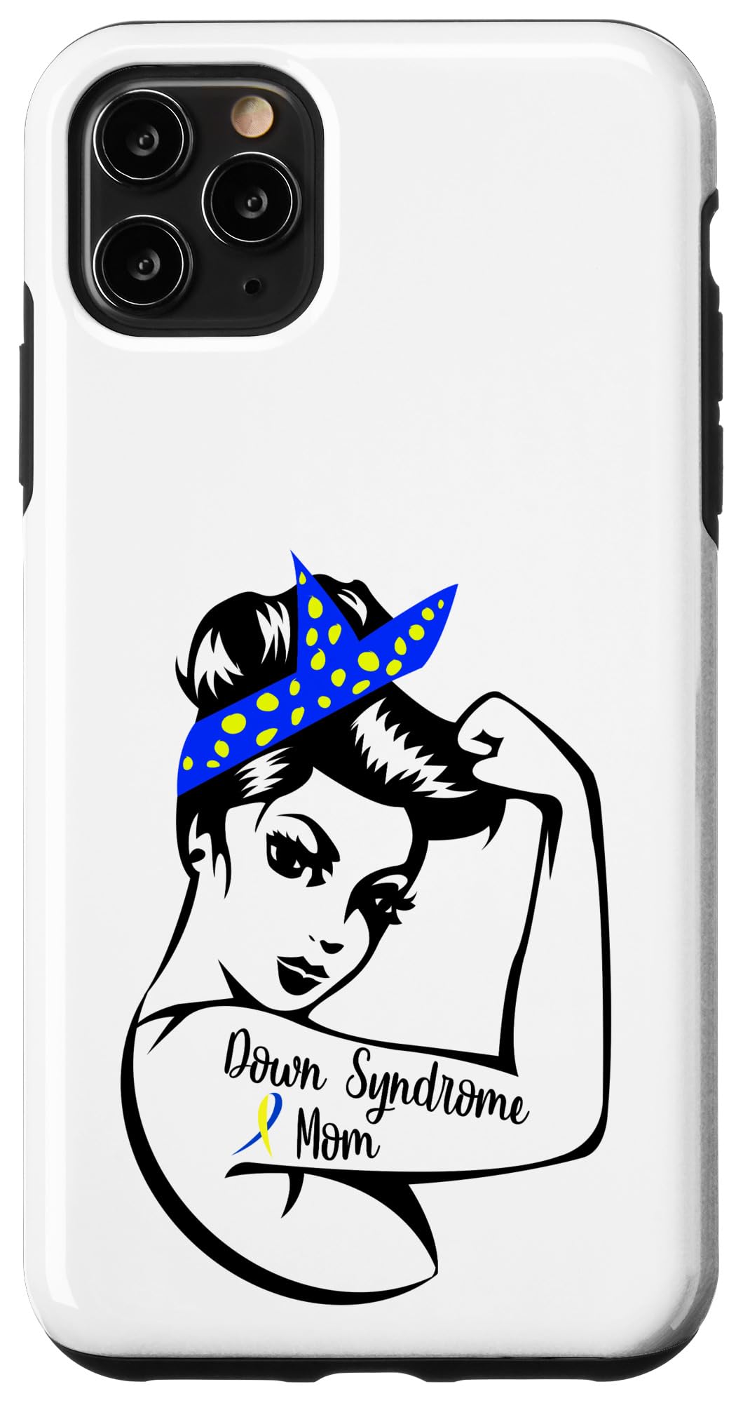 iPhone 11 Pro Max Case - Down Syndrome Awareness Design for Trisomy 21 Support - Perfect Gift for Down Syndrome Moms - Protective Phone Cover for Everyday Use & Special Occasions