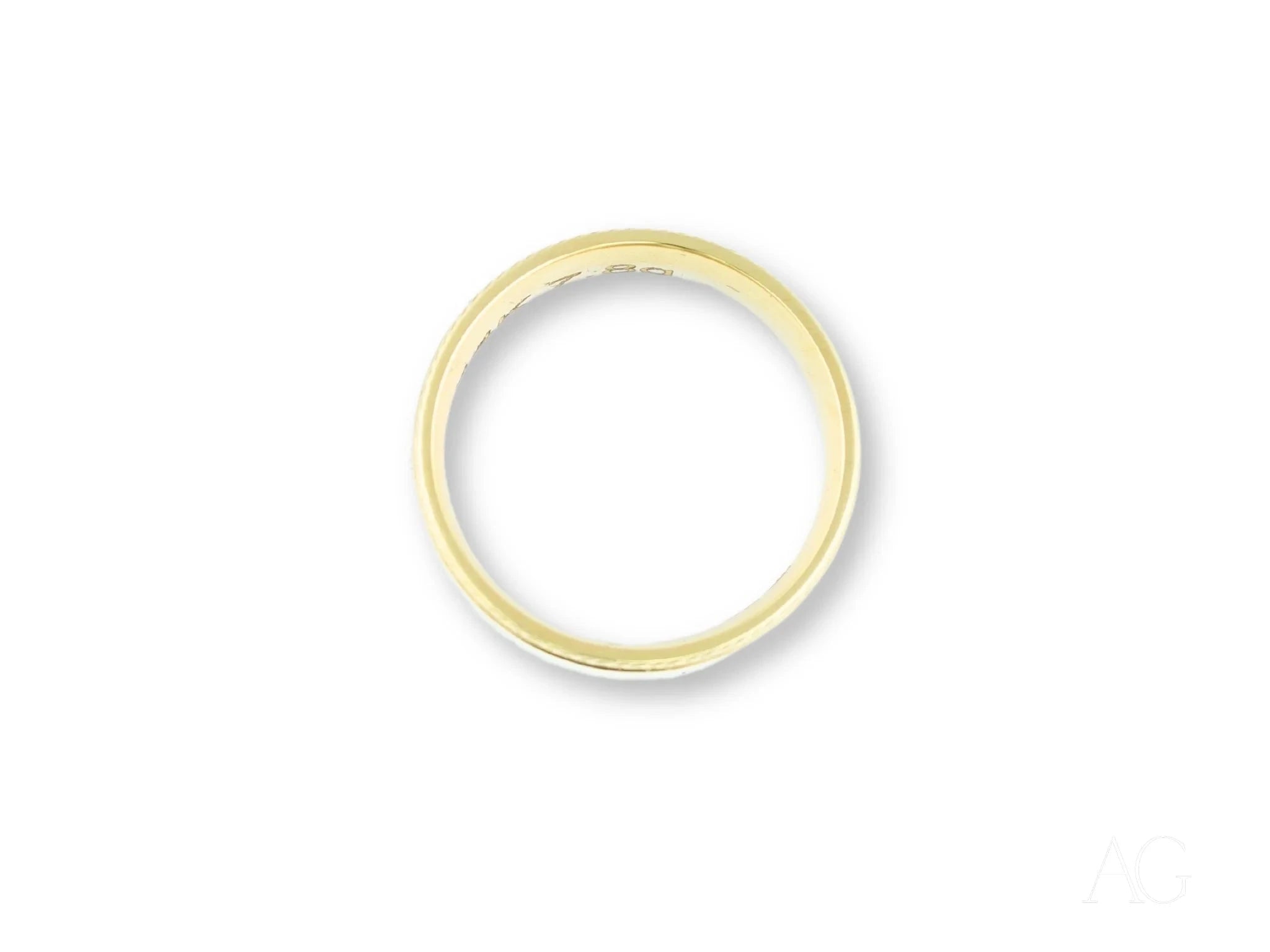 Braided Eternity Wedding Band Ring - 14K Gold or Sterling Silver Stackable Promise Ring for Women - Perfect for Anniversaries, Engagements & Romantic Gifts