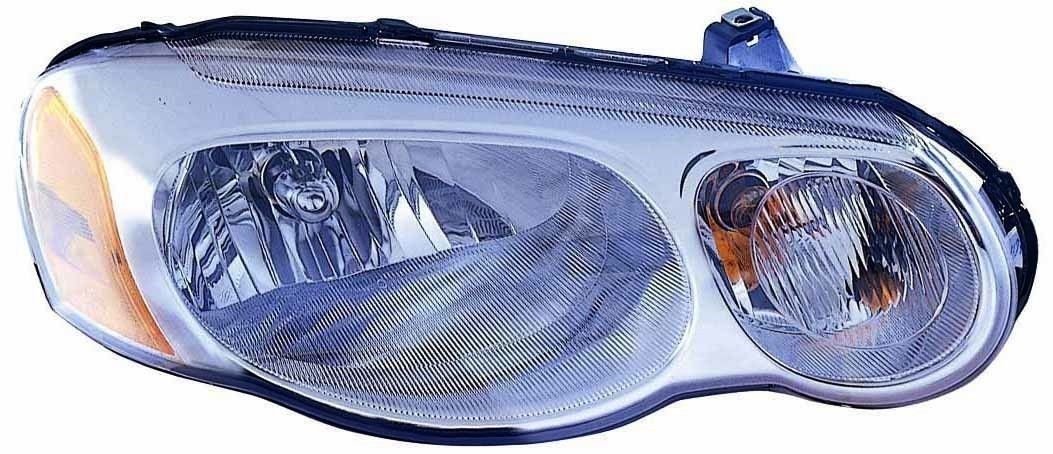 DEPO DOT Certified Headlight for Chrysler Sebring Sedan & Convertible 2004-2006 - Passenger Side (4806036AB/CH2503150N) - Perfect for Night Driving & Vehicle Safety Upgrades