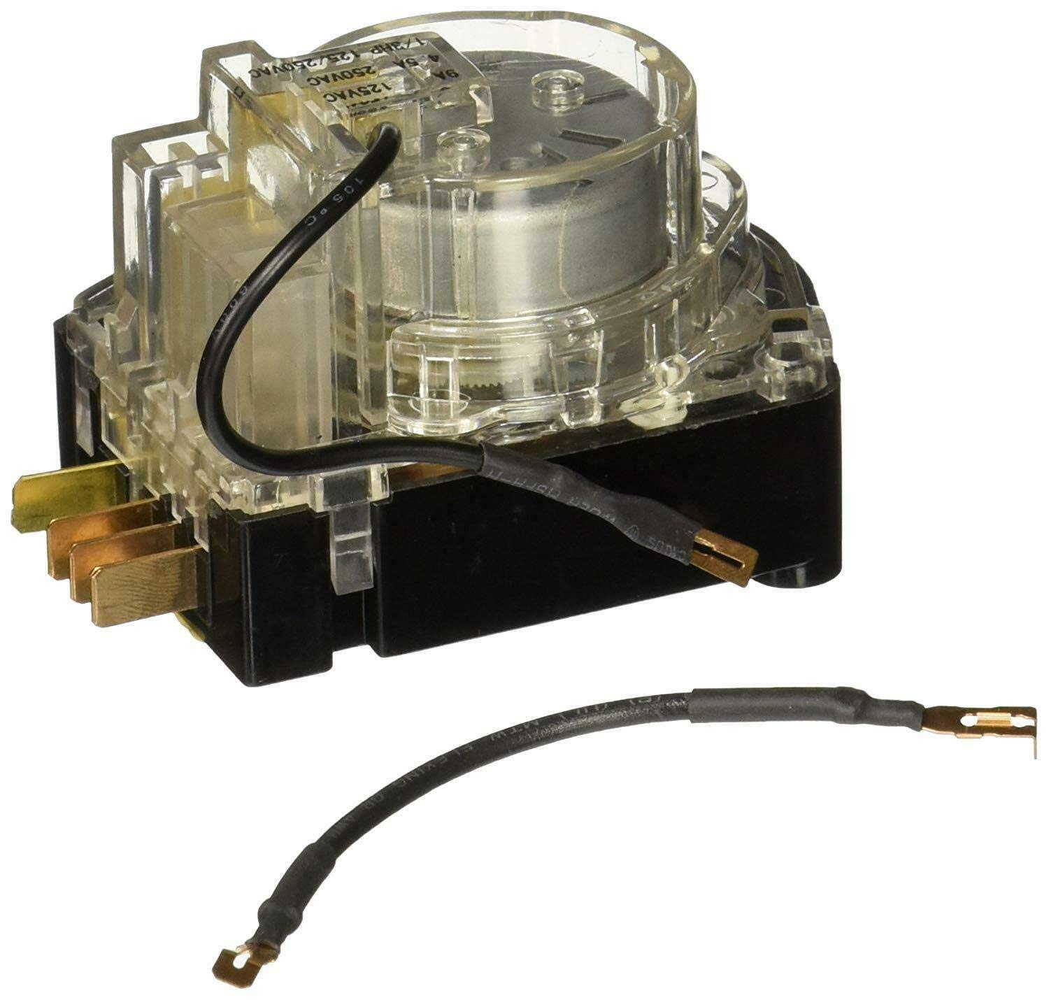 Genuine OEM Refrigerator Defrost Timer Replacement Part - Compatible with PS468976 & AP2592955 - Fixes Freezer Not Cooling Issues - Perfect for Whirlpool, Maytag, Kenmore Refrigerator Repair