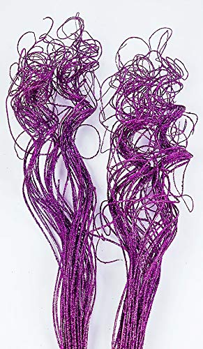 Vibrant Purple Glitter Branches - 26