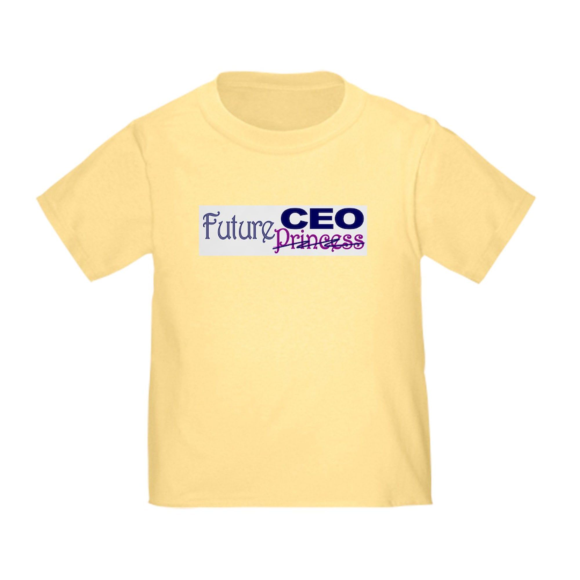 Future CEO Toddler T-Shirt - 100% Cotton Cute Graphic Tee for Boys & Girls | Perfect for Playdates, Birthday Parties & Family Photos