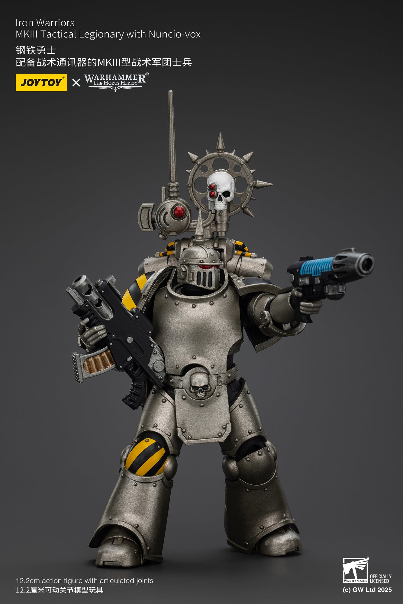 Pre Order 1/18 JOYTOY Warhammer The Horus Heresy Iron Warriors MKIII Tactical Action Figure Set - Perfect for Collectors & Tabletop Gaming