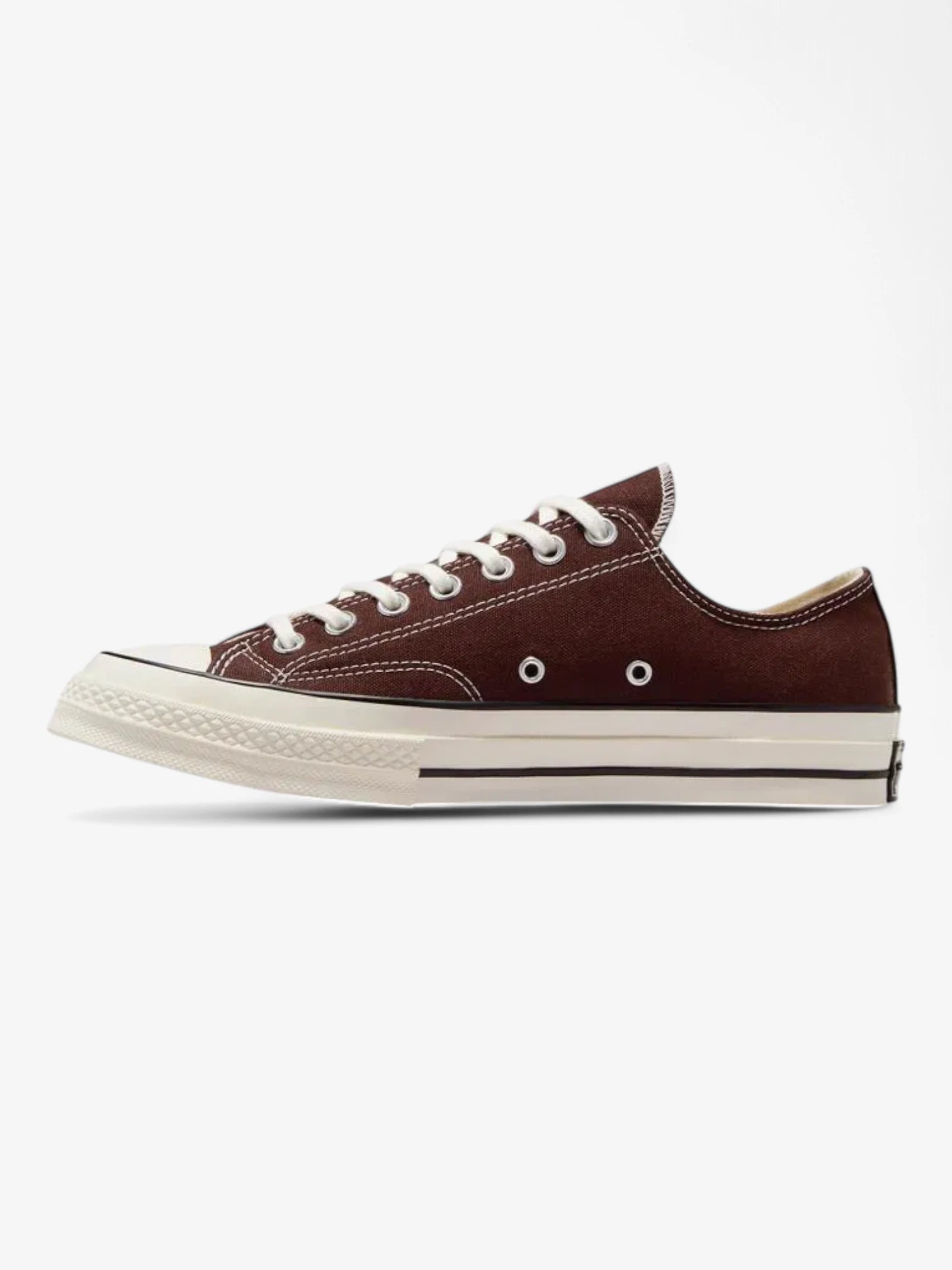 Converse Chuck 70 OX Sneakers - Dark Brown Leather High Top Shoes for Men & Women | Casual Streetwear & Vintage Style Fashion