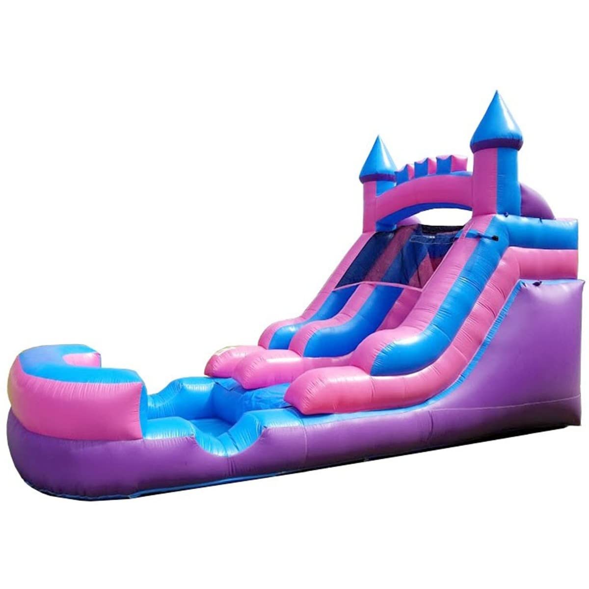 Pink Princess Inflatable Water Slide for Kids - 21' x 9' Backyard Bounce House with Splash Pool - 12' Tall Slide Includes Blower & Stakes - Outdoor Summer Party, Birthday, Family Fun Water Play