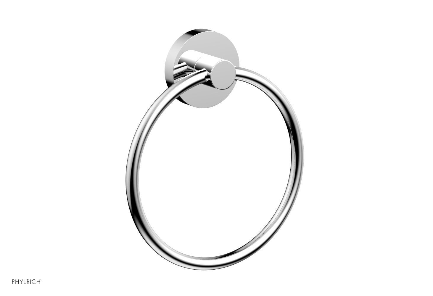 BASIC & BASIC II Chrome Towel Ring - Modern Bathroom Accessory for Hand & Face Towels - Perfect for Home, Hotel & Spa Decor