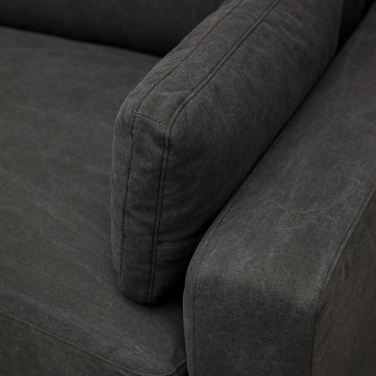 Porto Black Modular Sofa - Modern Sectional Couch for Living Room, Lounge & Office - Customizable Comfortable Sofa Set for Home Decor