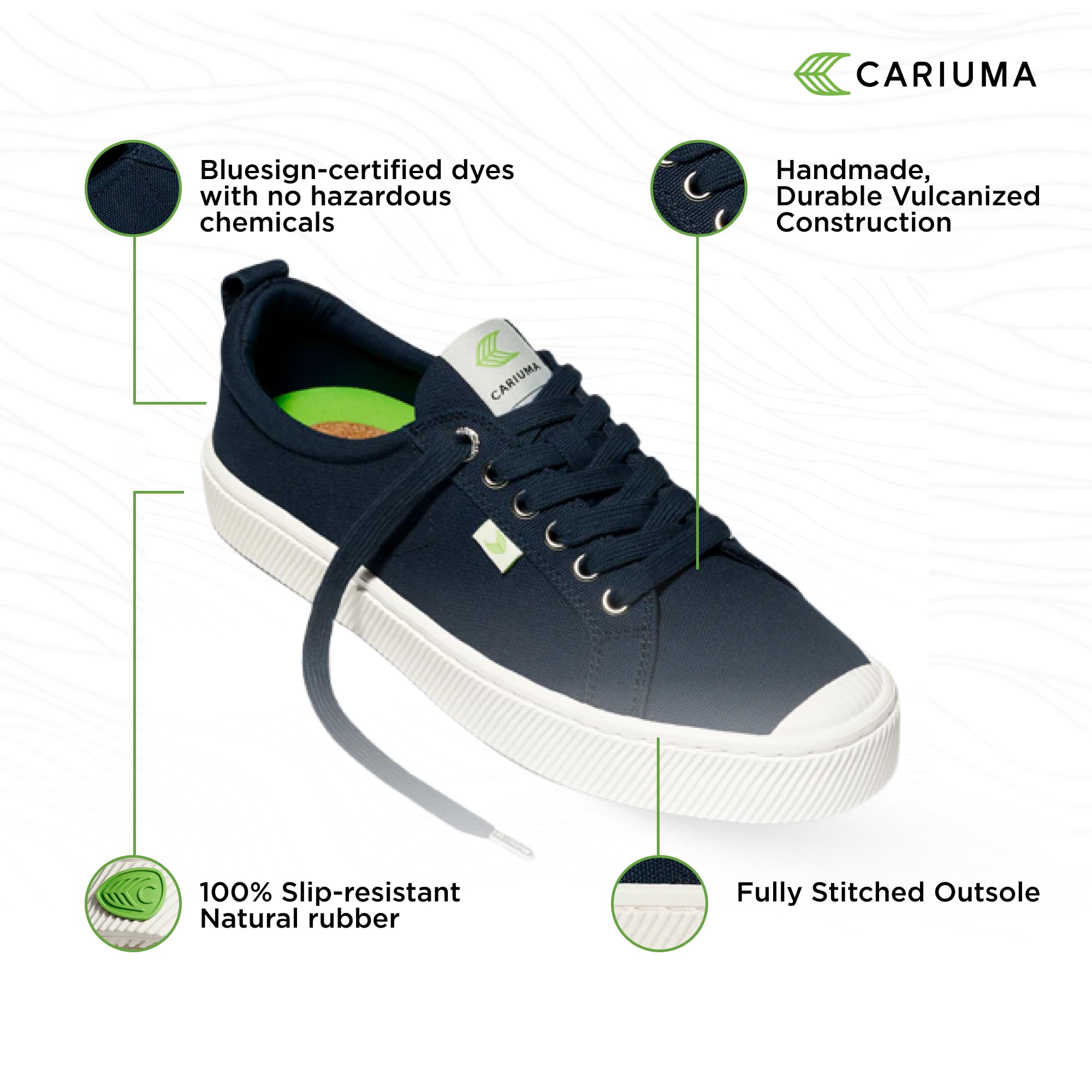 Women's OCA Low Canvas Sneakers - Comfortable Casual Shoes for Walking, Travel & Everyday Wear | Lightweight Breathable Sneakers for Women