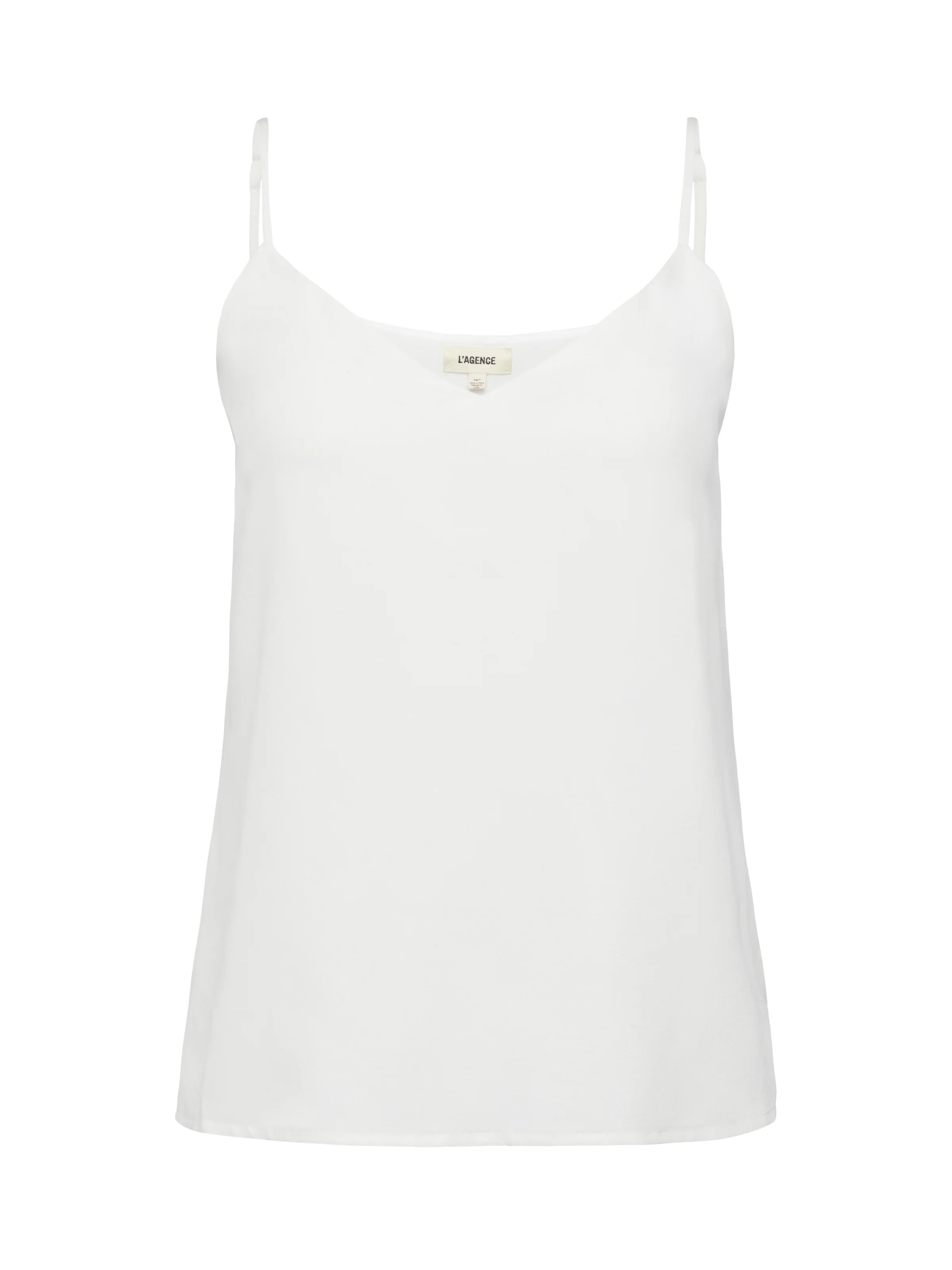 L'Agence Jane Women's Camisole Tank Top - Soft Stretch Sleeveless Blouse for Layering, Casual Wear & Summer Outfits