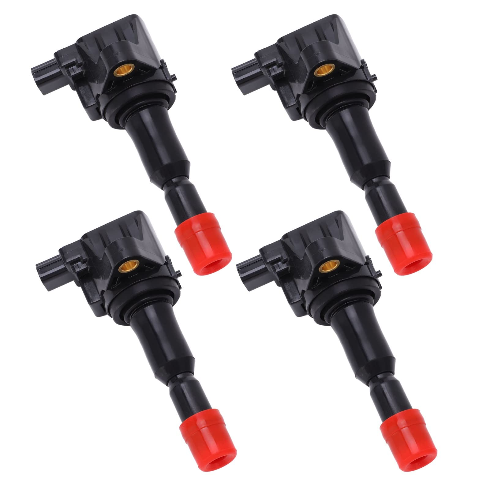 Aramox 4Pcs Ignition Coil Pack Compatible with Honda CR-Z 1.5L L4 - Direct Replacement for 30520-RB0-003 - High Performance Car Engine Accessories for Smooth Acceleration & Fuel Efficiency