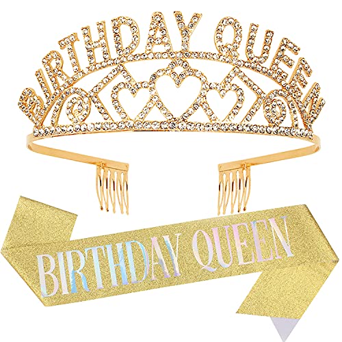 Birthday Queen Set GOLD