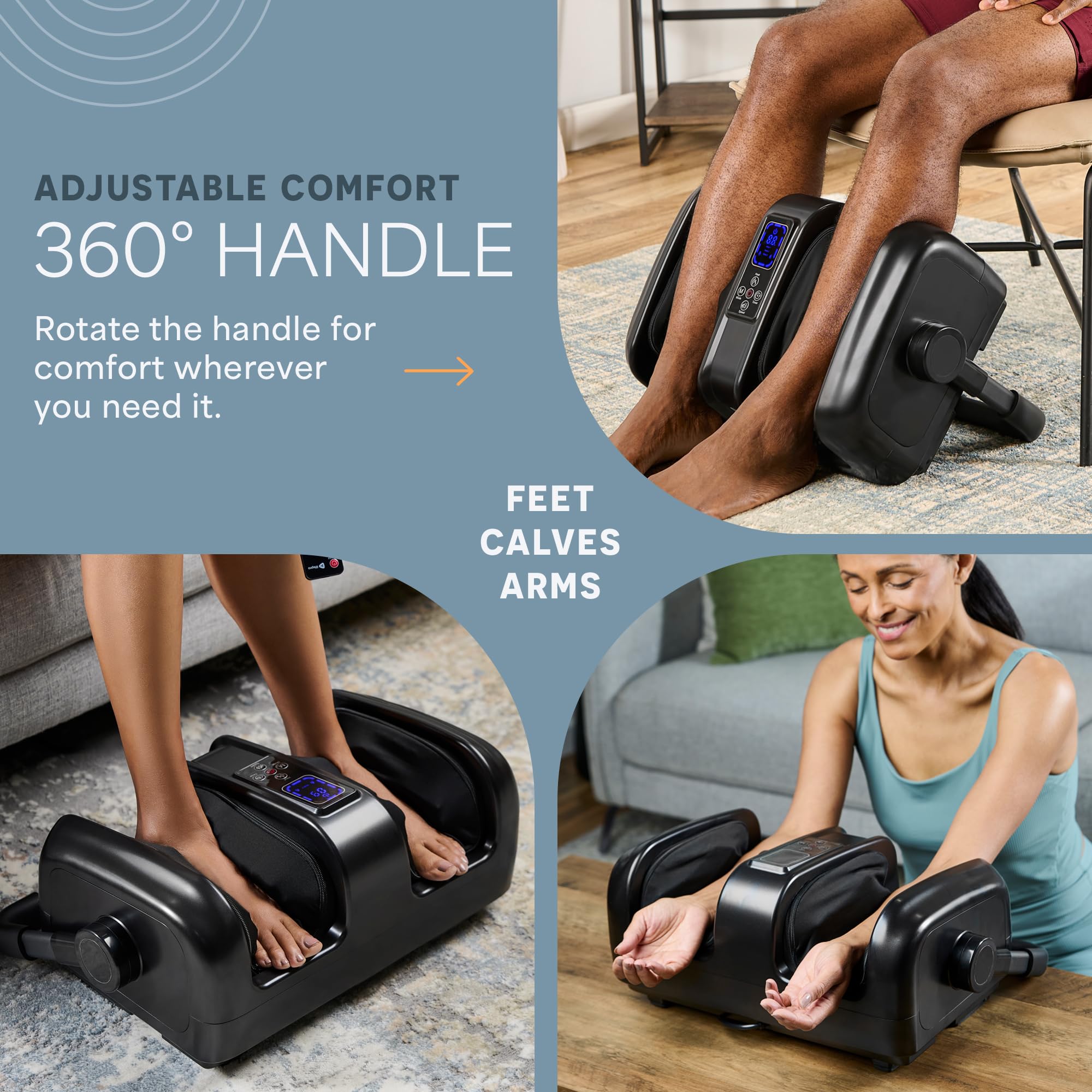 LifePro Shiatsu Foot Massager Machine with Heat and Rollers - Relief for Plantar Fasciitis, Neuropathy & Calf Pain - Perfect for Home Therapy and Relaxation After Workouts, Long Standing or Office Work