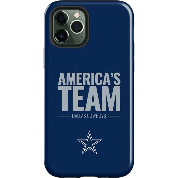 Dallas Cowboys iPhone 12 Pro Max Case | Officially Licensed NFL Team Motto Design | Shockproof Protective Phone Cover for Sports Fans & Everyday Use