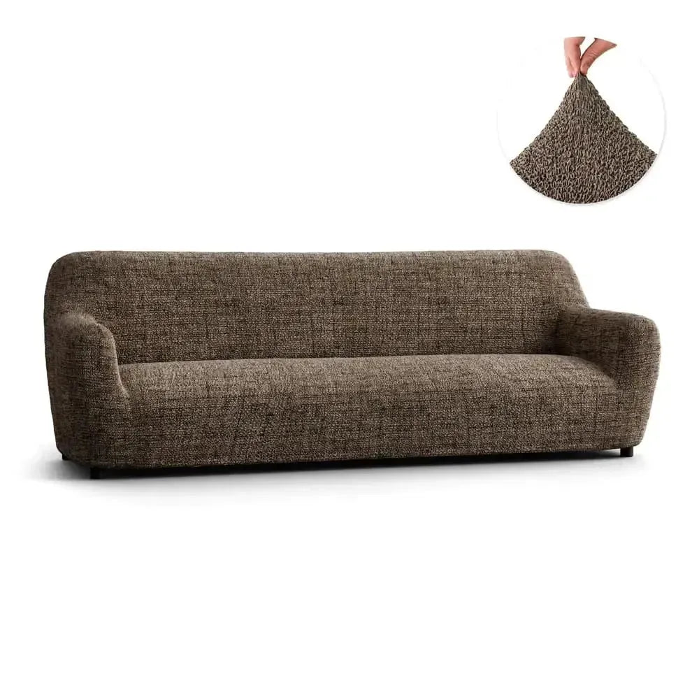 4 Seater Sofa Slipcover - Soft Microfiber Fabric with Stylish Prints - Perfect for Living Room, Family Room & Home Decor