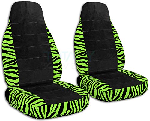 Lime Green Zebra & Black