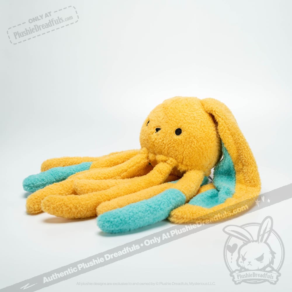 Plushie Dreadfuls Sensory Processing Disorder Jellyfish Rabbit Stuffed Animal - Soft Anxiety Relief Toy for Kids & Adults, Perfect for Therapy, Calming Sensory Needs and Emotional Support