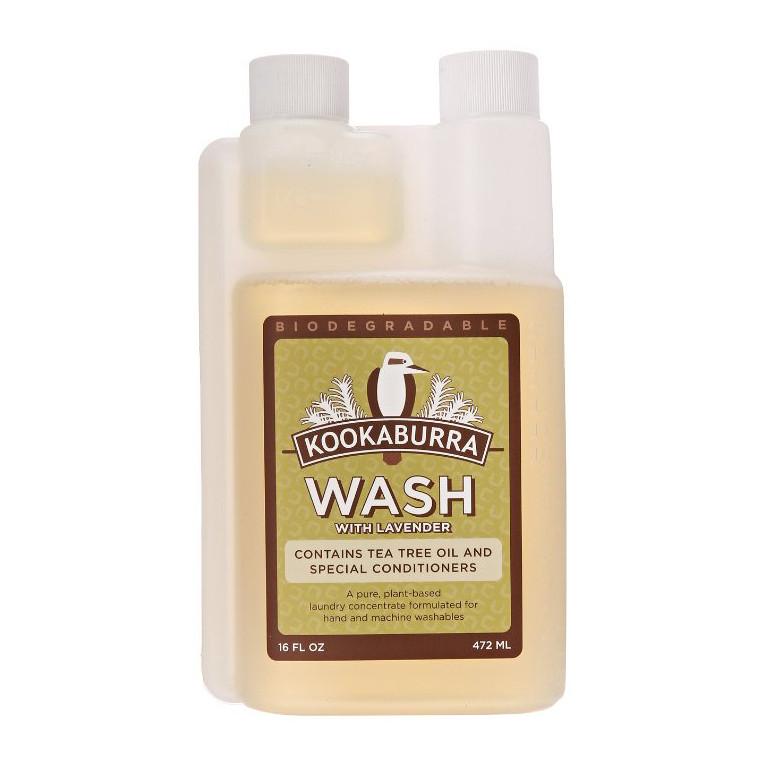 Kookaburra Wool Wash with Lavender - 16oz Natural Laundry Detergent for Delicate Fabrics & Hand Washing - Perfect for Cashmere, Silk & Baby Clothes Care