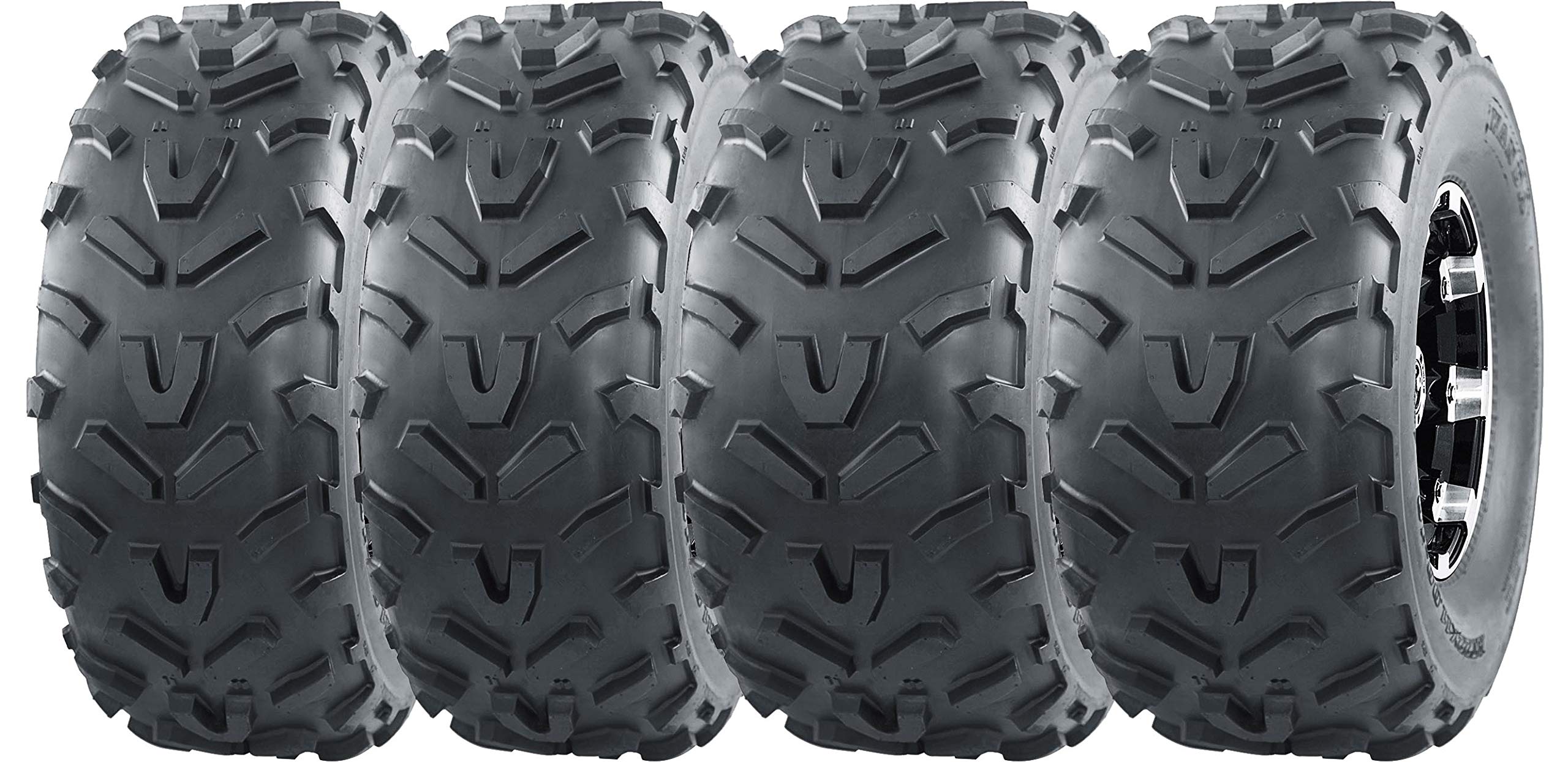 4-Pack WANDA ATV Tires 22x9-10 Front & 22x11-10 Rear - Compatible with Kawasaki MULE 600 (2005-2016) | Off-Road, Farm & Utility Vehicle Replacement Tires for Rough Terrain