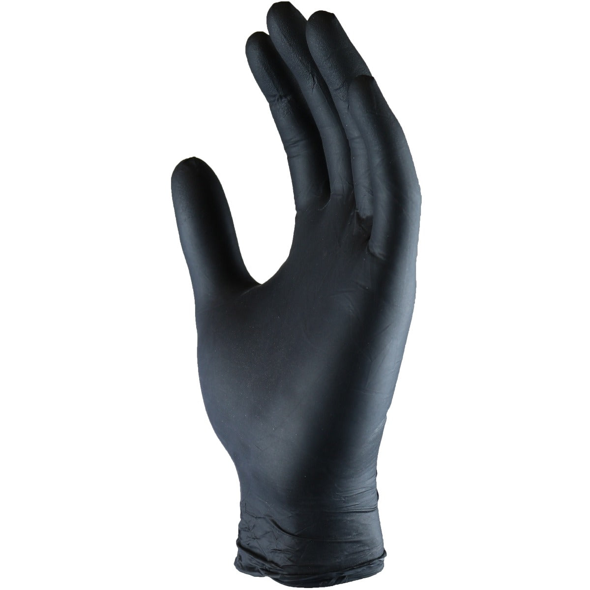 Premium Black Nitrile Gloves 5.3 Mil Thick - Box of 100 - Disposable, Chemical & Puncture Resistant - Ideal for Medical, Tattoo, Food Service & Industrial Use