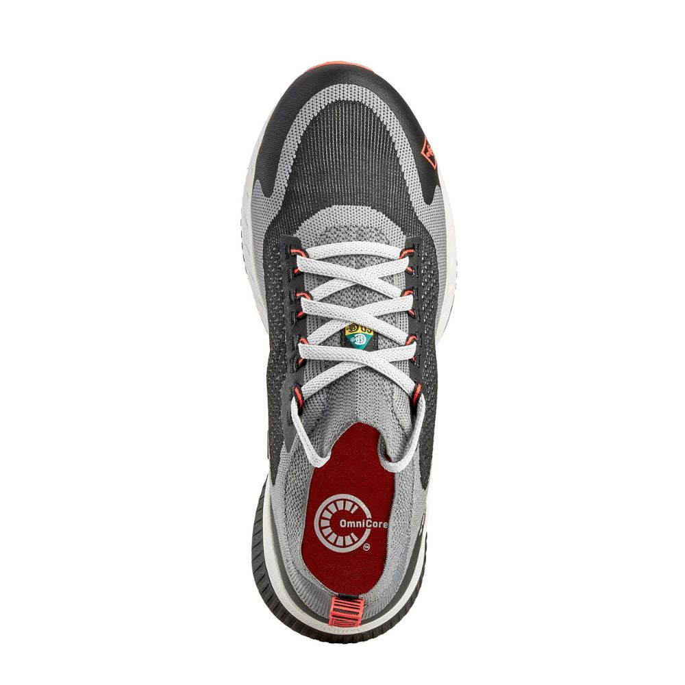Terra Eclipse SD TR0A4T8MBLR Men's Composite Toe Athletic Work Shoes - Lightweight Safety Sneakers for Construction & Industrial Work - Black/Red - Perfect for Warehouse, Factory & Outdoor Jobs