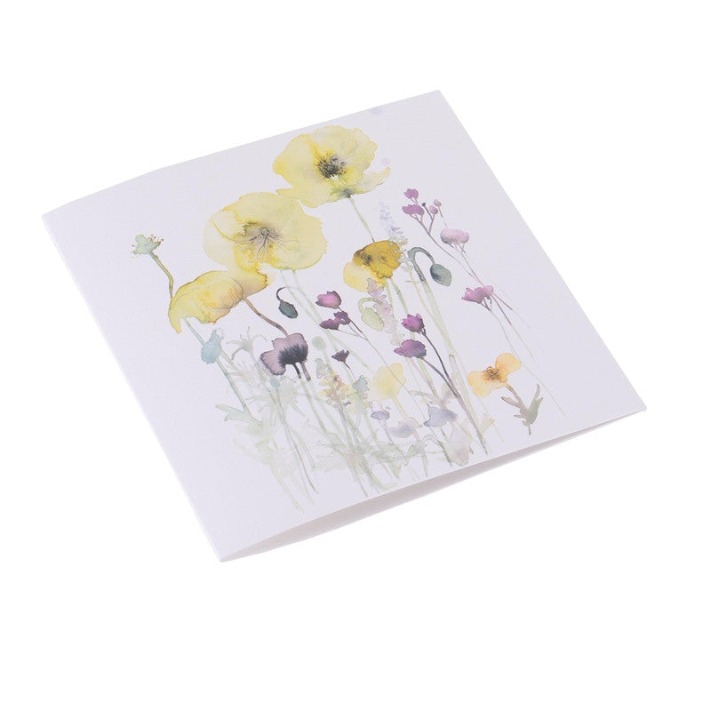 Bookbinders Design Card - Flowerbed 1 by Toril Baekmark | Handmade Greeting Card for Birthdays, Anniversaries & Special Occasions
