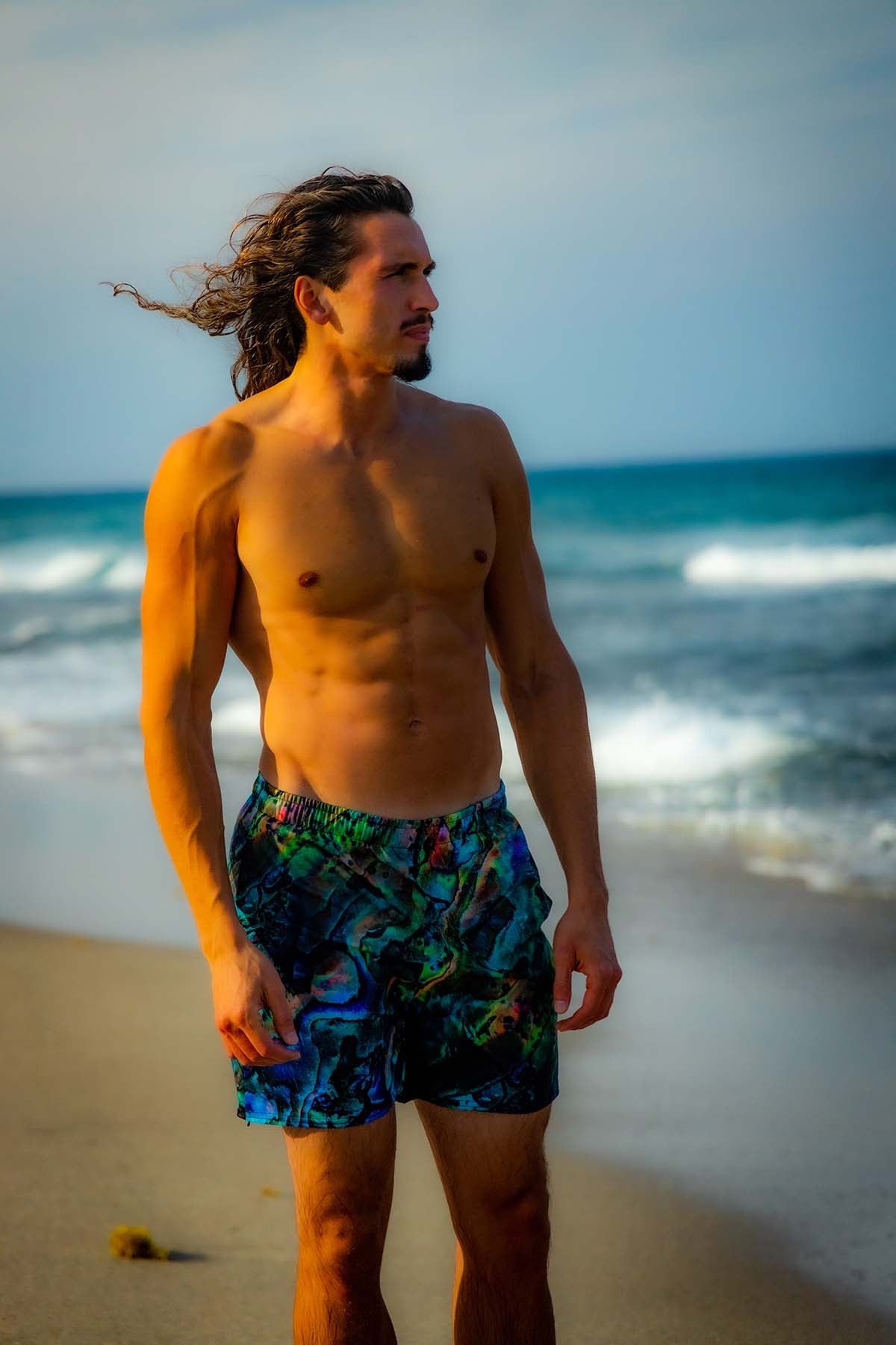 Premium Men's Abalone Swim Trunks - Quick Dry, Comfortable & Stylish Board Shorts for Beach, Pool & Surfing