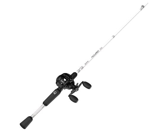 Quantum Accurist Baitcast Fishing Rod and Reel Combos - High Performance Saltwater & Freshwater Fishing Gear for Bass, Walleye, Pike - Perfect for Casting, Trolling & Shore Fishing
