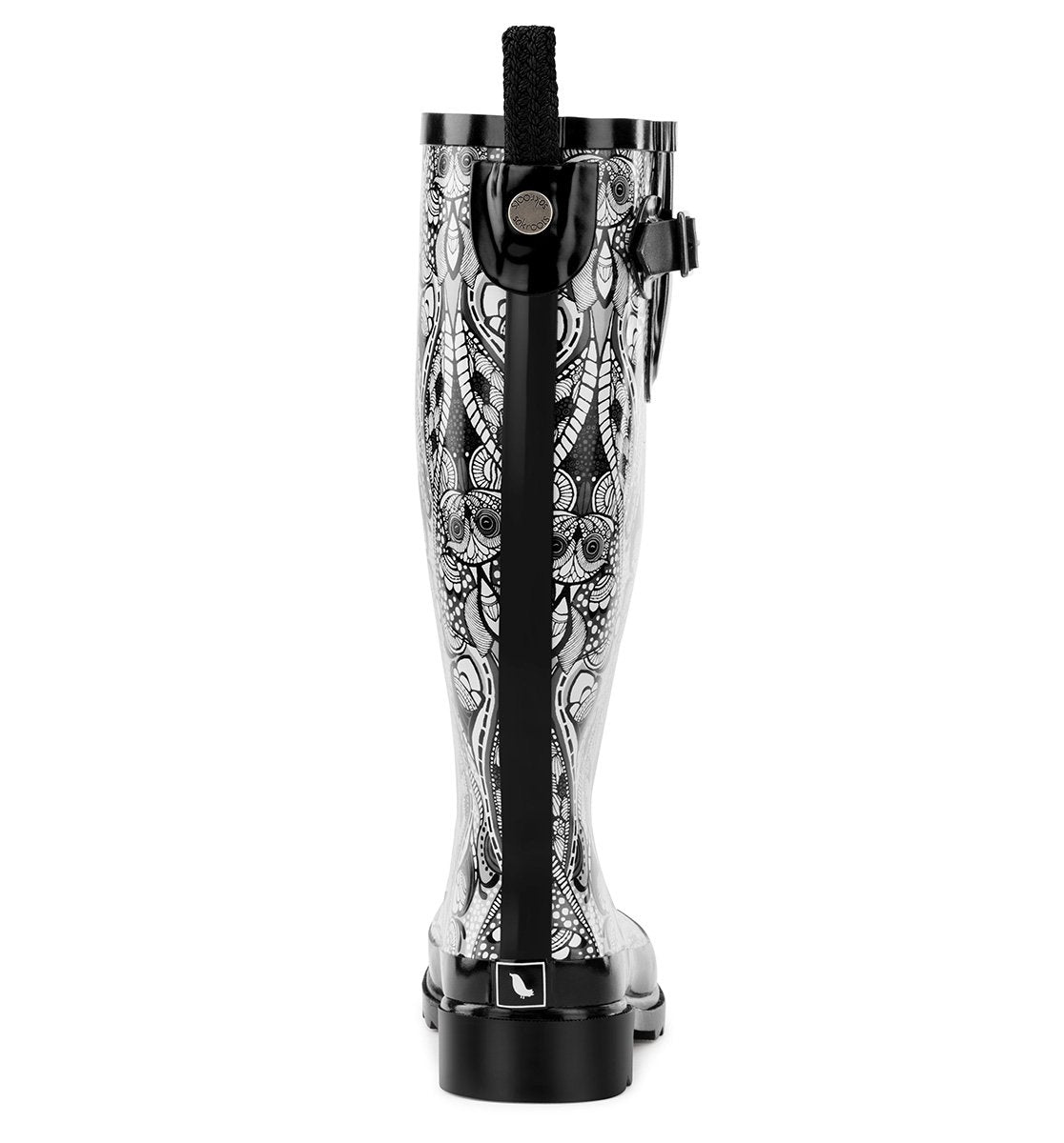 Rhythm Rain Boots for Women - Waterproof Rubber Rain Boots with Comfortable Cushioning - Perfect for Gardening, Hiking & Outdoor Activities