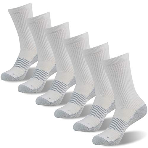 01# 6 Pairs- White Crew