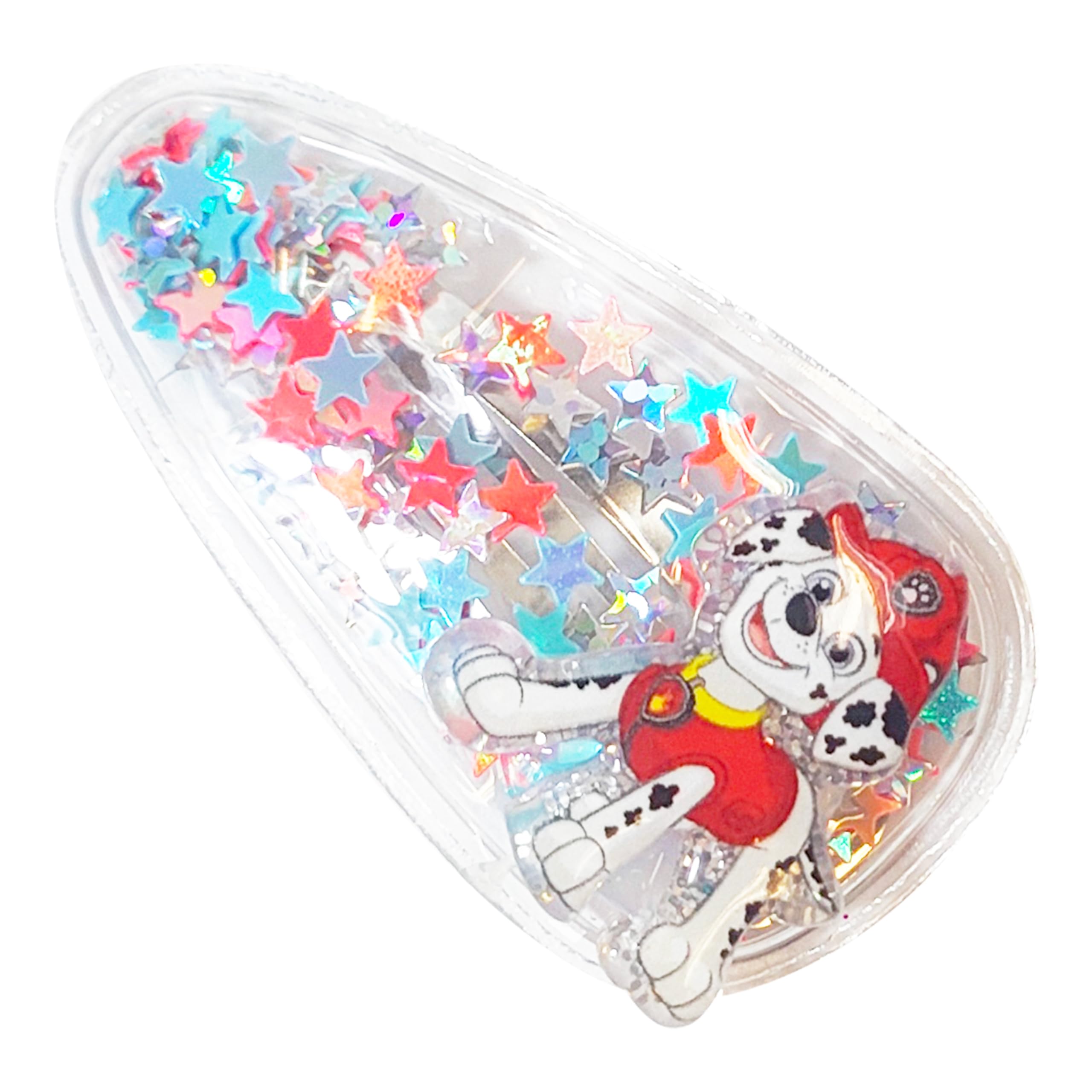 6-Piece Cute Hair Clips Set for Girls with Favorite Character Charms - Magical Confetti Hair Accessories for Kids & Toddlers (Ages 3+) - Perfect for School, Parties & Daily Styling