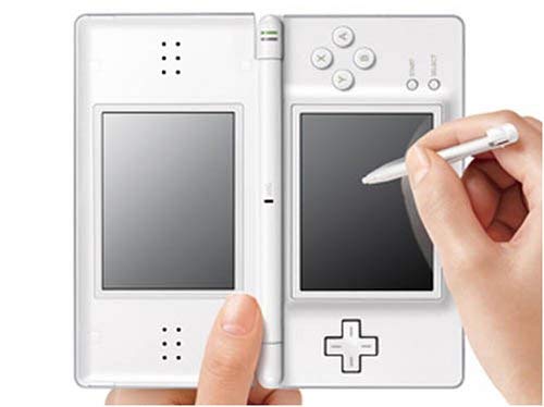 Refurbished Nintendo DS Lite Polar White Console - Portable Handheld Gaming System for Kids & Adults | Perfect for Travel, Commuting & Home Entertainment
