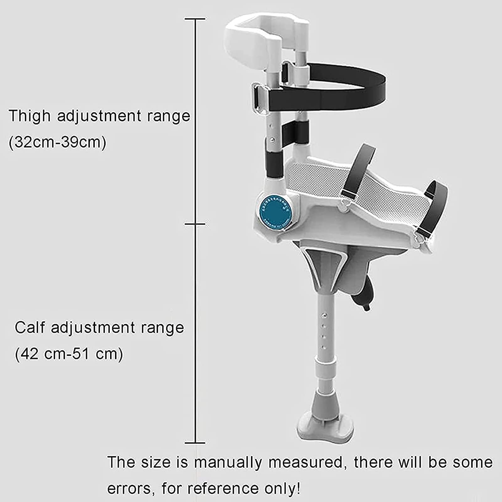 UZIAH Hands Free Knee Crutch - Pain Relief Mobility Aid for Seniors & Disabled - Alternative to Traditional Crutches for Injury, Ankle Fracture & Knee Support - Ideal for Daily Use, Recovery & Post-Surgery Mobility