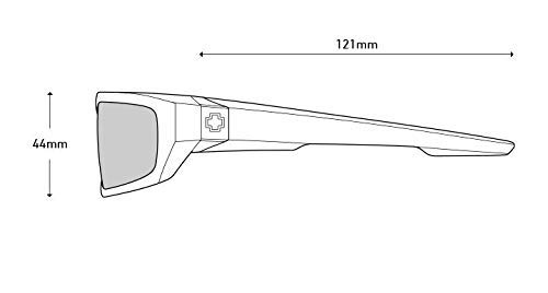 Spy Optic Dirty MO Flat Sunglasses - Polarized UV Protection for Men & Women - Perfect for Outdoor Sports, Driving, and Beach Activities