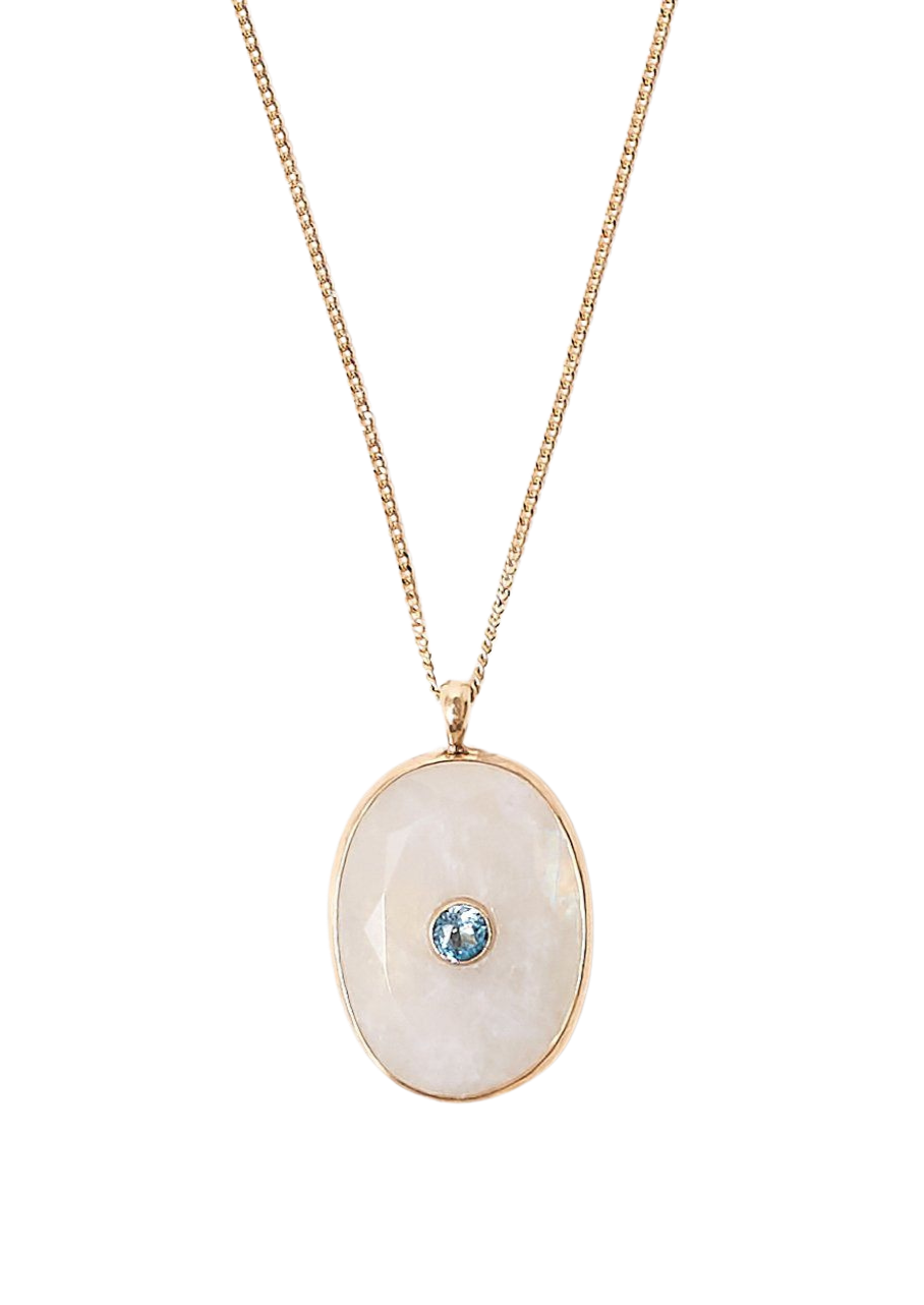 14K Gold Moonstone Seed Necklace - Dainty & Elegant Jewelry for Women, Perfect for Everyday Wear, Gifts & Special Occasions