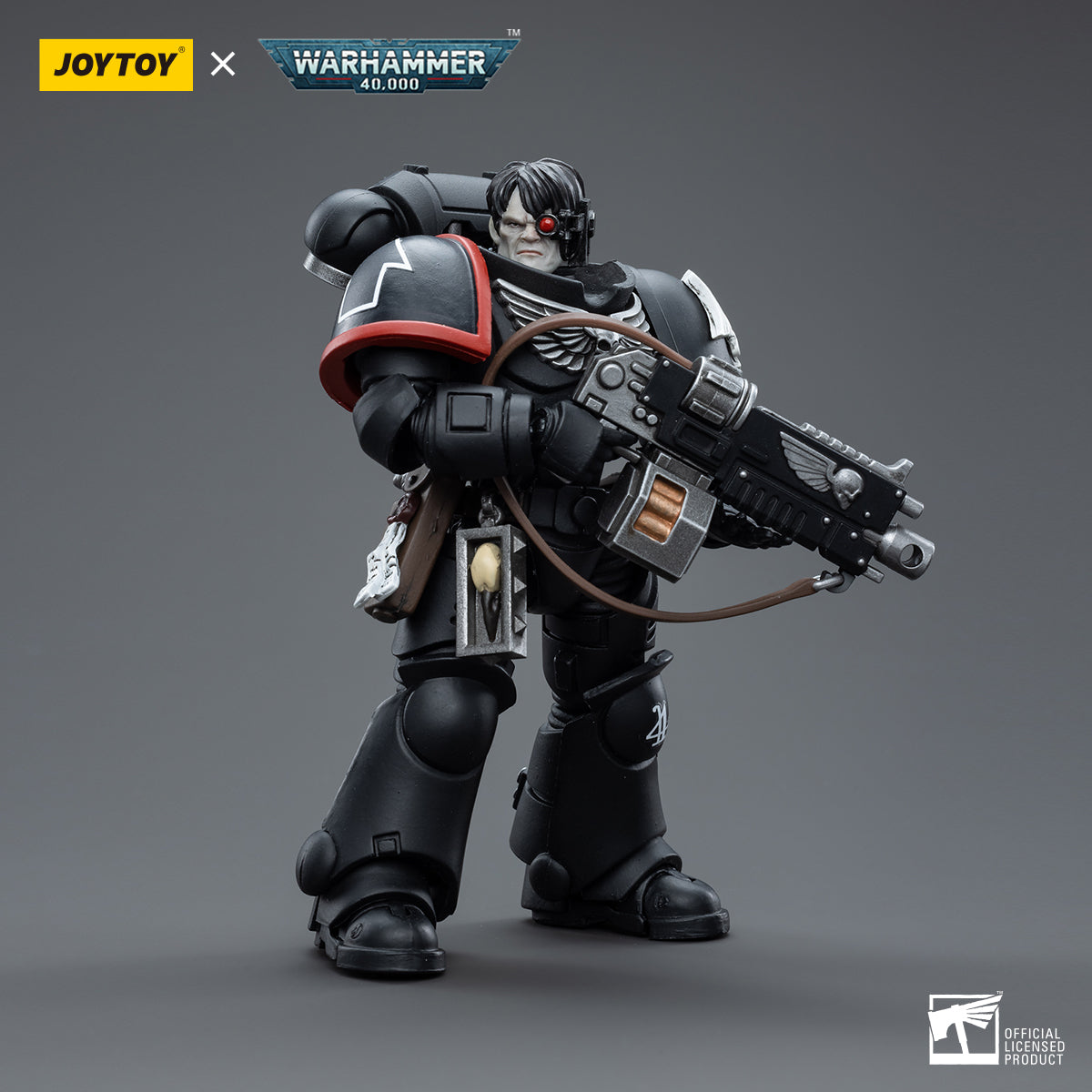 JOYTOY 1/18 Scale Warhammer 40K Raven Guard Intercessors Action Figure Set (4pcs) - Perfect for Collectors, Tabletop Gaming & Display