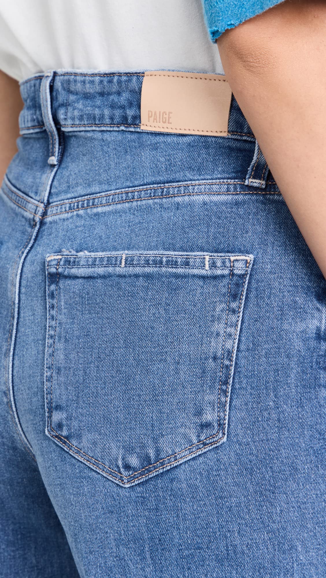 PAIGE Women's Harper Roadhouse Jeans - High Waist Skinny Denim Pants for Everyday Wear | Perfect for Work, Casual Outings & Date Nights