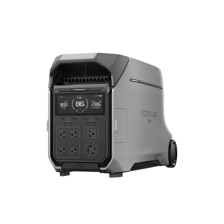 EcoFlow DELTA Pro 3 Portable Power Station with Smart Home Panel 2 - Triple Kit for Home Backup, RV Camping & Emergency Power Supply
