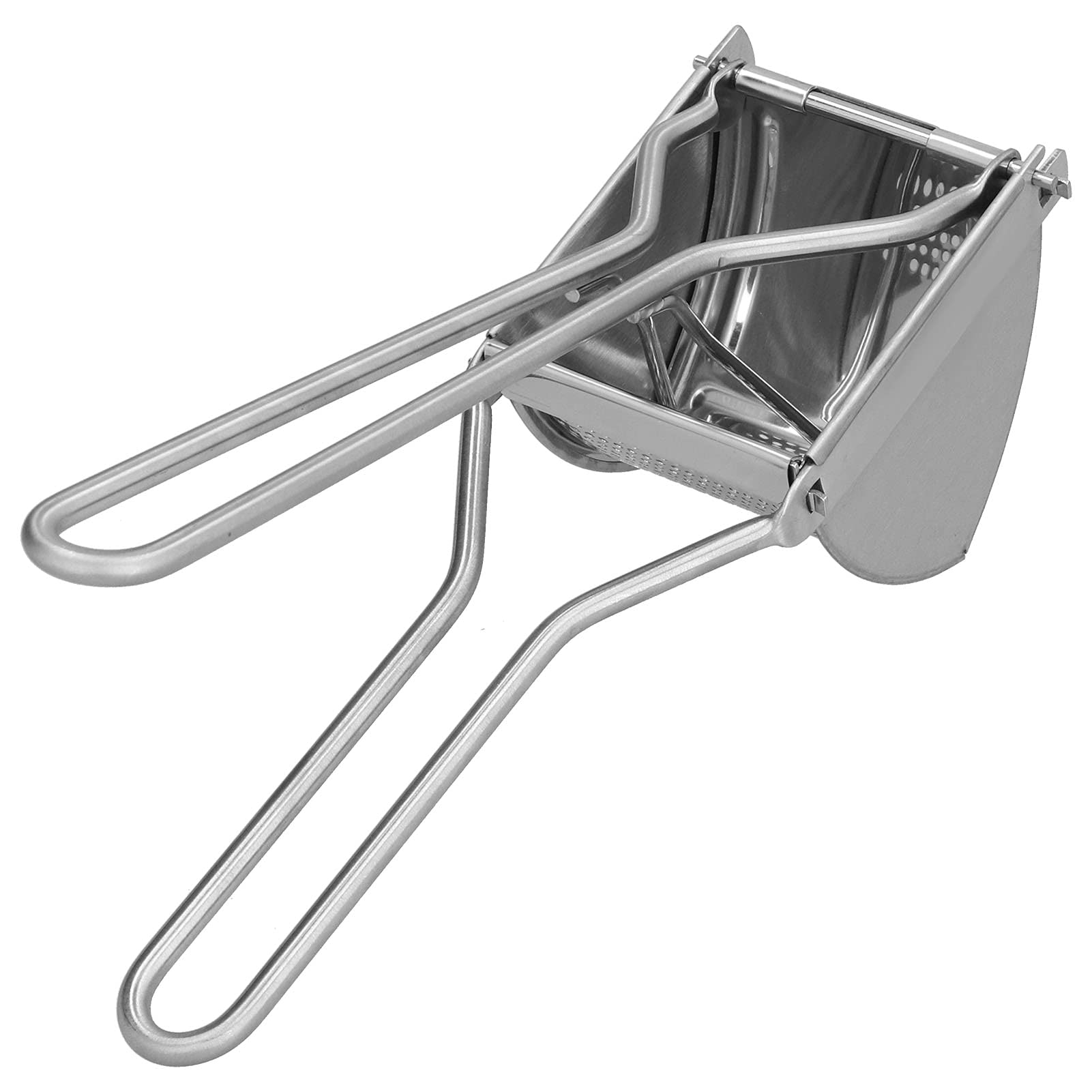 Stainless Steel Potato Ricer - Durable & Easy-to-Use Food Press for Creamy Mashed Potatoes, Baby Food Puree | Perfect for Home Cooking, Meal Prep & Healthy Baby Food Making