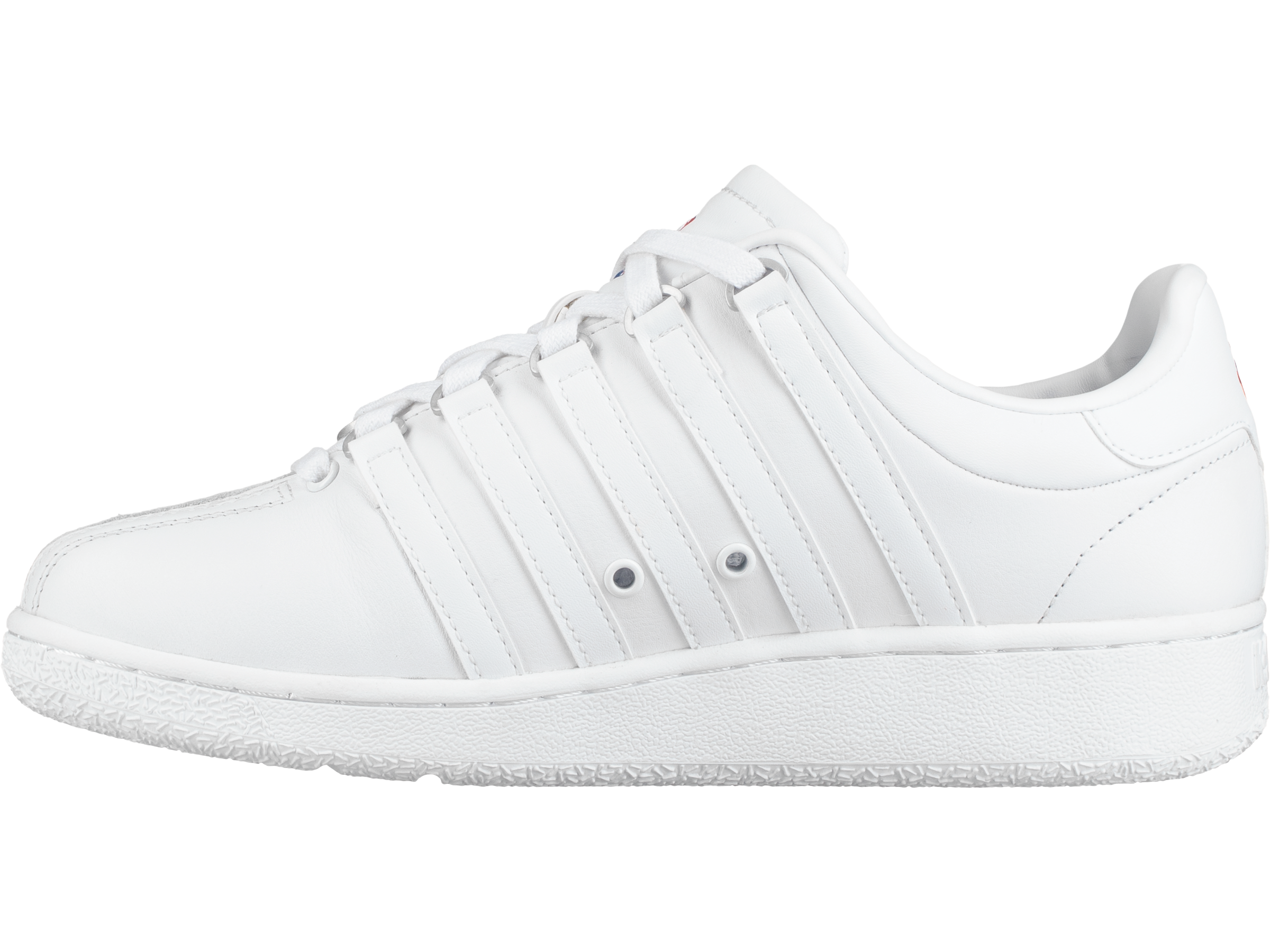 Classic VN Heritage Sneakers - White/Classic Blue/Ribbon Red | Retro Style Unisex Casual Shoes for Men & Women | Perfect for Streetwear, Skateboarding & Everyday Fashion
