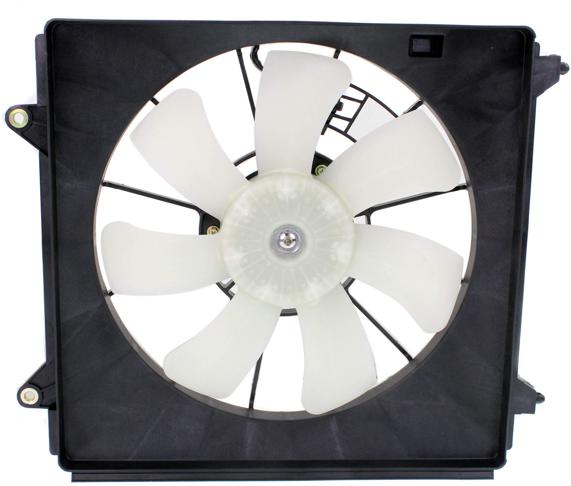 Go-Parts Denso A/C Condenser Fan Assembly - Compatible with Honda Accord 2008-2012 & Acura TSX 2009-2014 (Right Passenger Side, 4 Cylinder Engine) - Direct Replacement for Coupe/Sedan/Wagon Models - Perfect for AC System Repair & Summer Cooling Maintenance