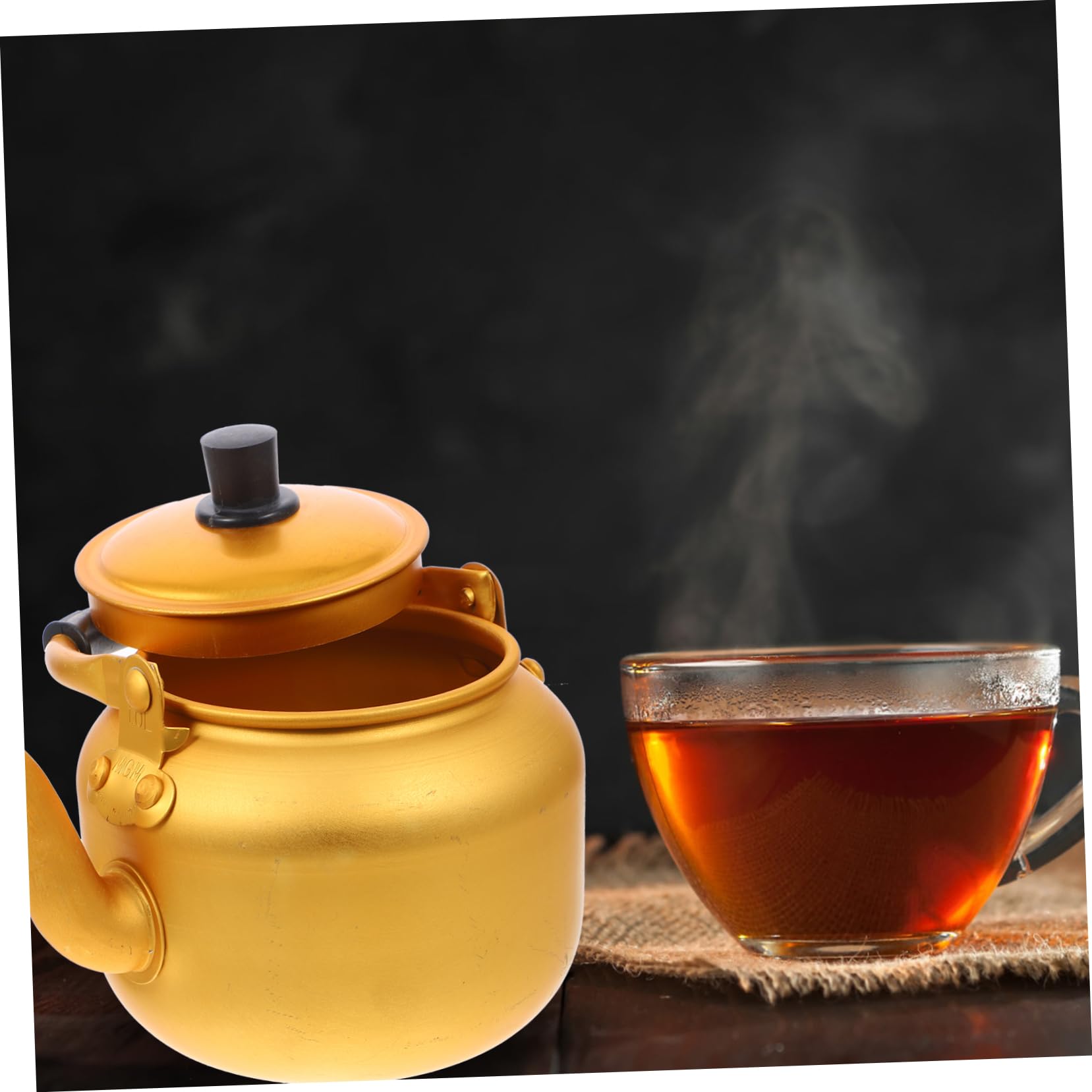 Cabilock 1pc Stainless Steel Whistling Tea Kettle - Perfect for Boiling Water, Brewing Tea & Rice Wine - Ideal for Home, Kitchen & Camping Use