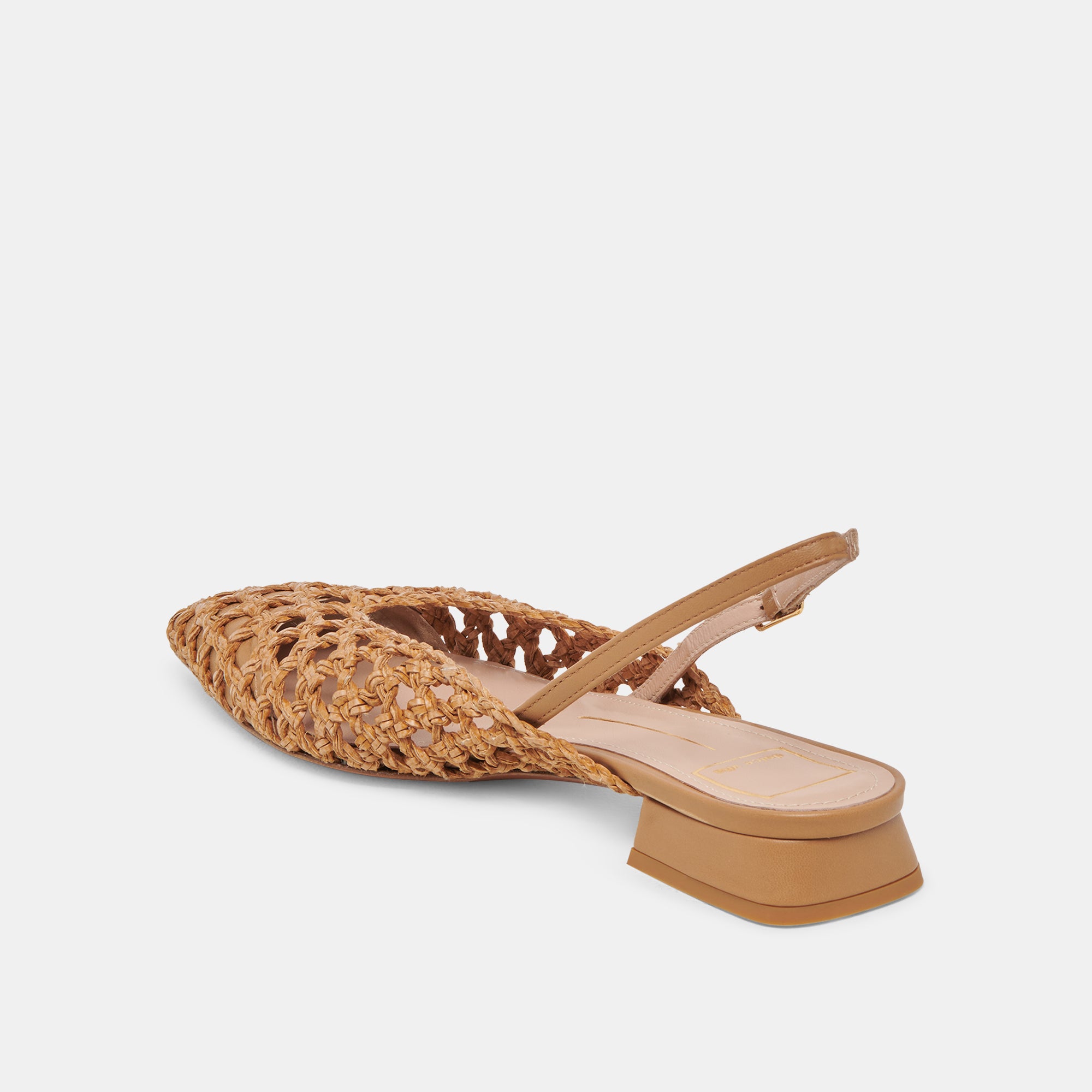 CYNDI Women's Natural Woven Flats - Comfortable Casual Slip-On Shoes for Work, Travel & Everyday Wear
