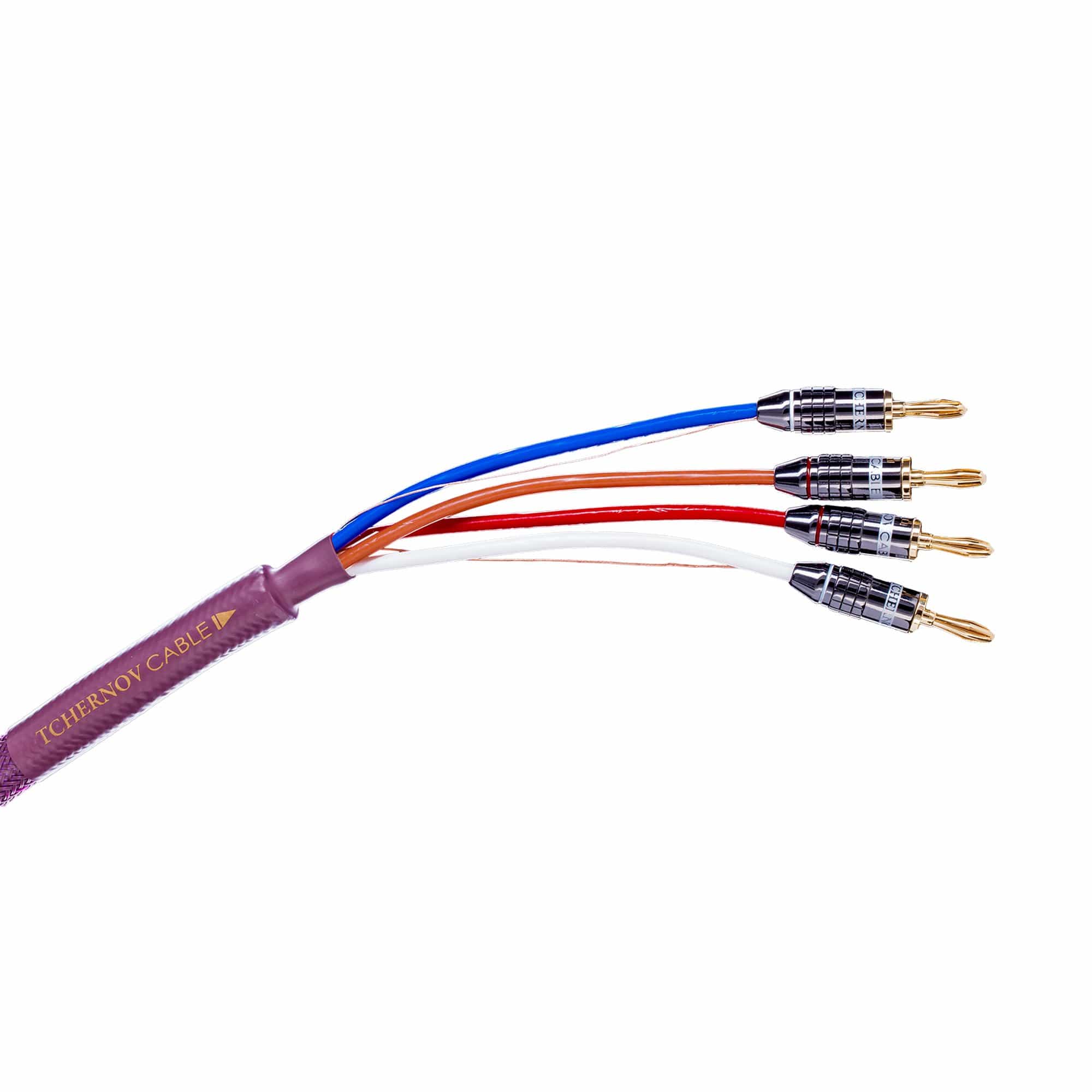 High-Quality Tchernov Cable CLASSIC BI WIRE MKII Speaker Cables - Premium Audio Cables for Home Theater & Hi-Fi Systems - Perfect for Audiophiles & Music Enthusiasts